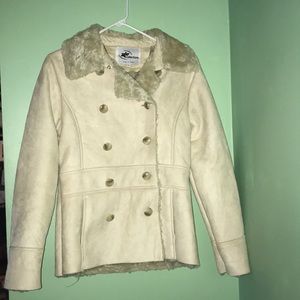 Fur and suede jacket